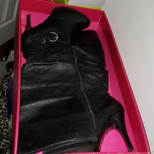 INC LEATHER TALL BOOT